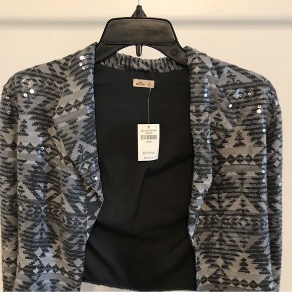 Hollister sequin blazer in gray - Picture 4 of 5